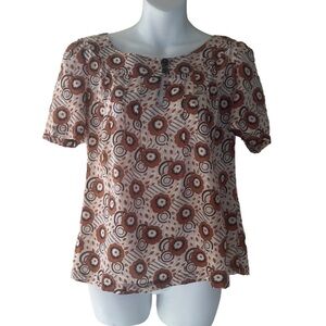 Banana Republic Silk Blend Boho top size S